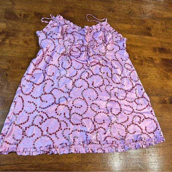 Victoria's Secret Angels Pink and Red Roses Cami
Slip Dress Size Large - Picture 6 of 8